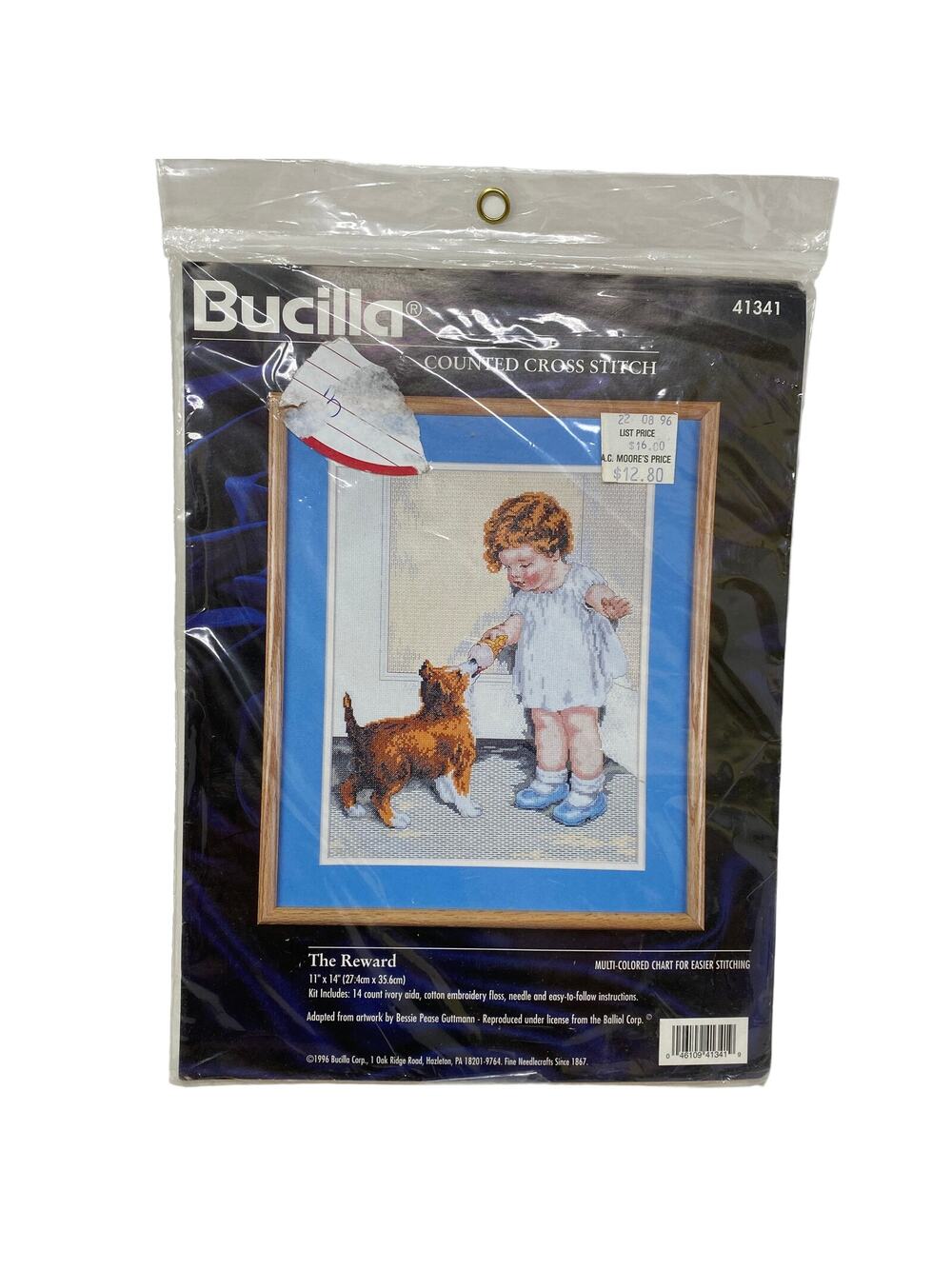 Bucilla The Reward Cross Stitch Complete Kit 11" x 17"